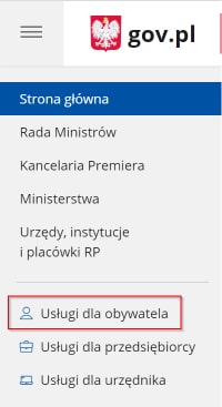 usługi dla obywatela gov.pl